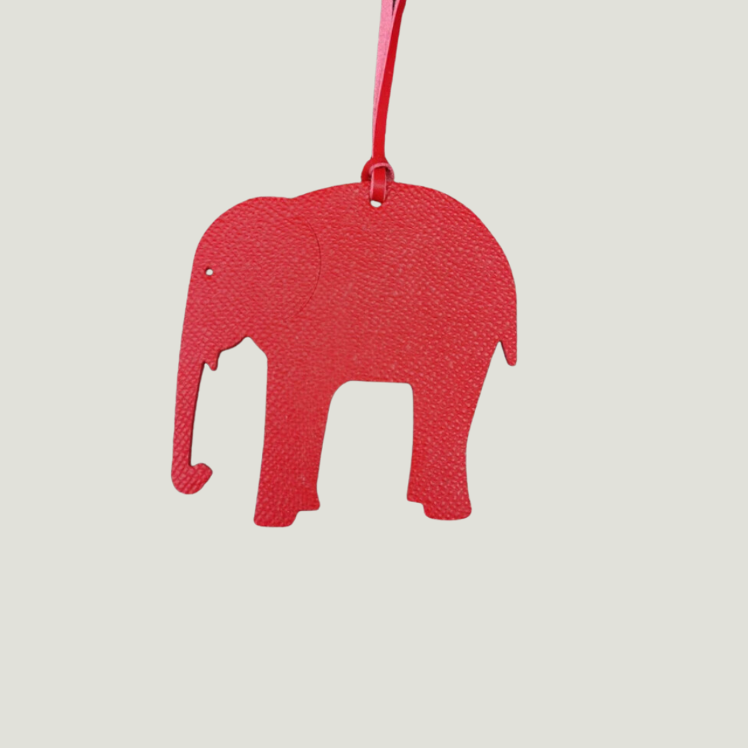 Elephant Leather Charms