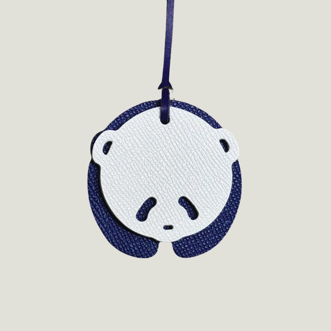 Panda Leather Charm