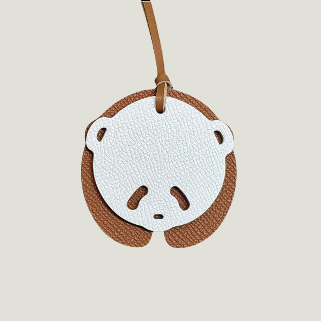 Panda Leather Charm